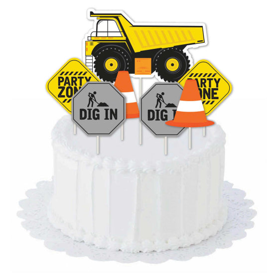 CONSTRUCTION CAKE DECORATING KIT OTHER TOPPER