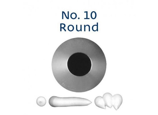 No.10 ROUND STANDARD S/S PIPING TIP