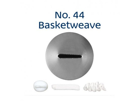 No. 44 BASKETWEAVE STANDARD S/S PIPING TIP