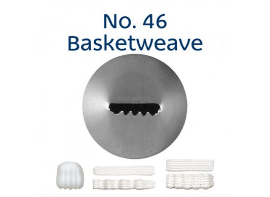 No. 46 BASKETWEAVE STANDARD S/S PIPING TIP