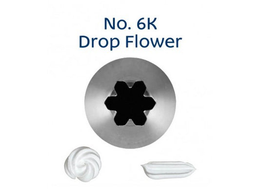 No. 6K DROP FLOWER MEDIUM S/S PIPING TIP