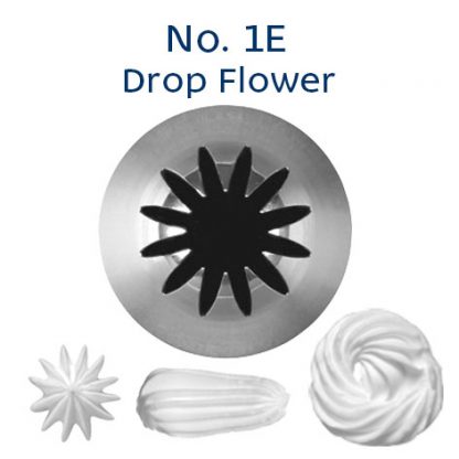 No.1E DROP FLOWER S/S PIPING TIP