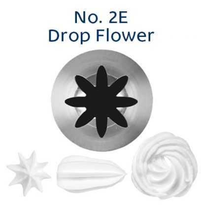 No.2E DROP FLOWER MEDIUM S/S PIPING TIP