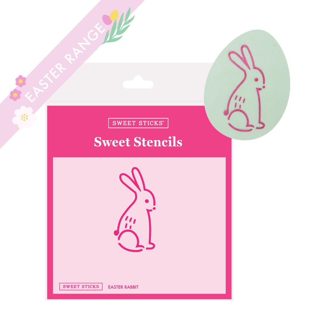 Easter Rabbit Sweet Sticks Stencil