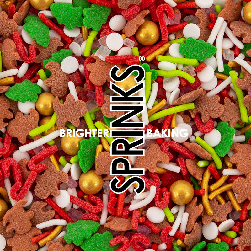 500G RUN RUN GINGERBREAD MAN SPRINKLES - BY SPRINKS BULK