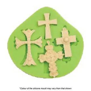 MULTIPLE CROSSES FONDANT SILICONE MOULD